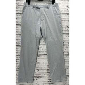G/FORE Mens Performance Golf Pants Light Gray 32x27 Ankle Fit Stretch Twill